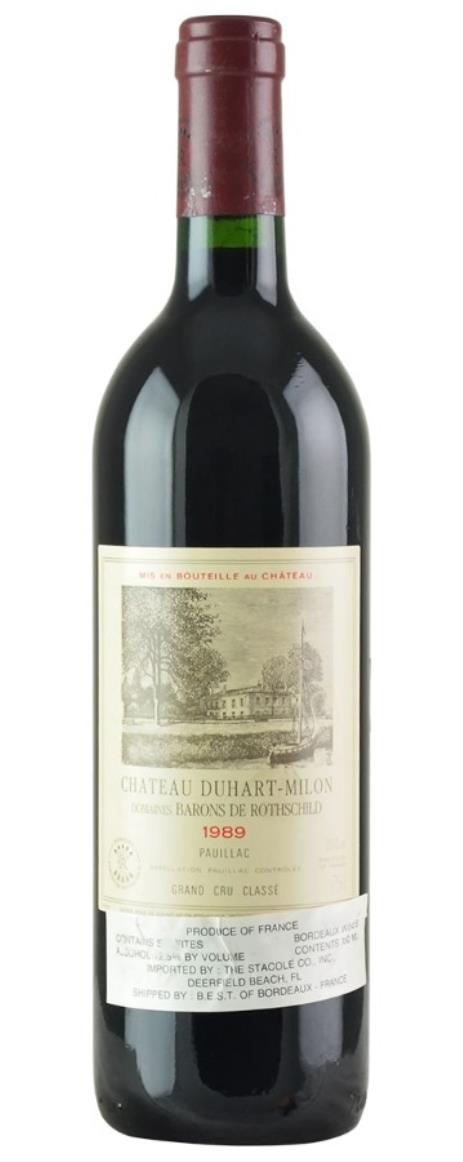 1989 Duhart-Milon-Rothschild Bordeaux Blend