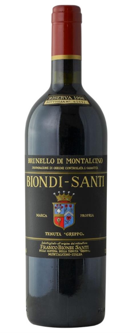 Buy 1998 Biondi Santi Brunello di Montalcino Riserva 750ML Online