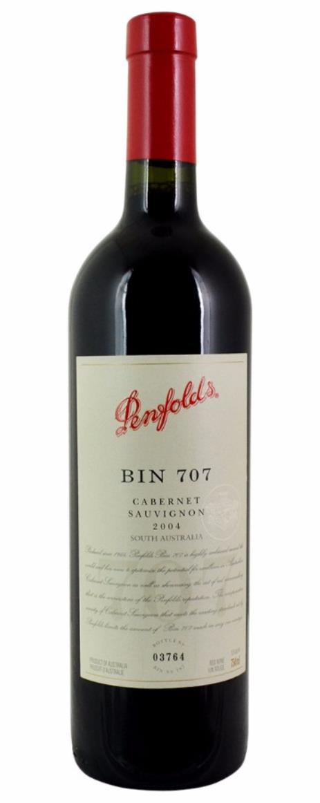 2004 Penfolds Cabernet Sauvignon Bin 707