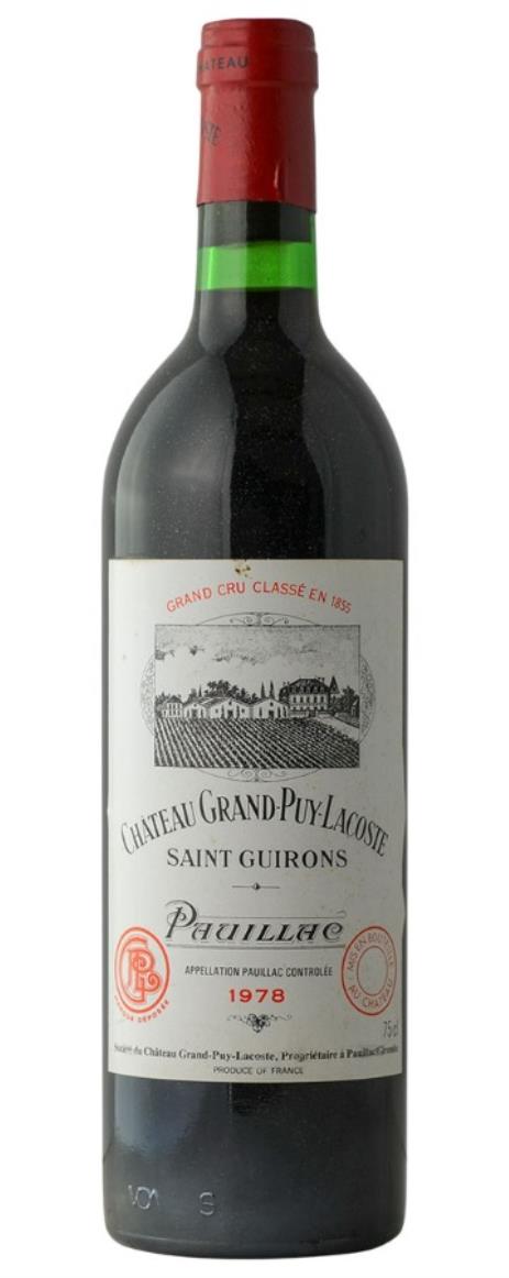 1978 Grand-Puy-Lacoste Bordeaux Blend