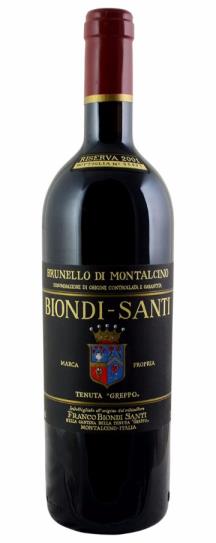 2001 Biondi Santi Brunello di Montalcino Riserva