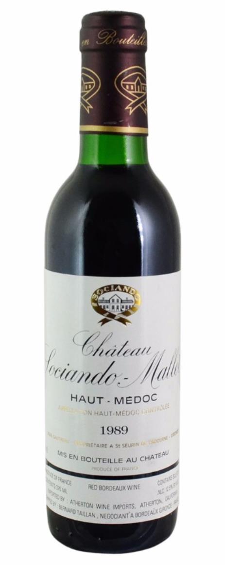 1989 Sociando-Mallet Bordeaux Blend