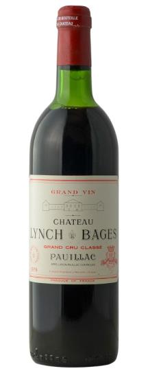 1976 Lynch Bages Bordeaux Blend
