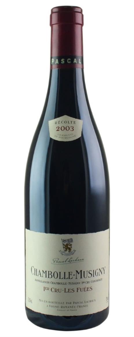 2003 Pascal Lachaux Chambolle Musigny les Fuees