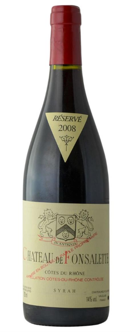 2008 Fonsalette Cotes du Rhone