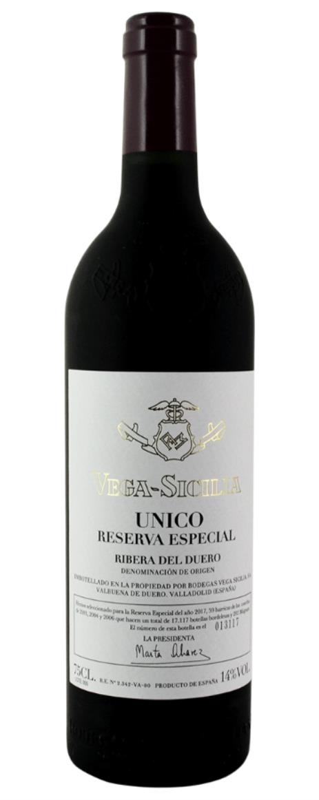 NV Vega Sicilia 2017 Release Unico Reserva Especial