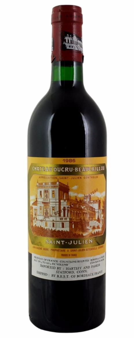 1986 Ducru Beaucaillou Bordeaux Blend
