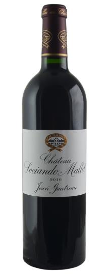 2010 Sociando-Mallet Bordeaux Blend