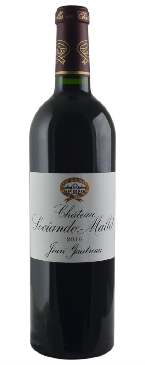 2010 Sociando-Mallet Bordeaux Blend