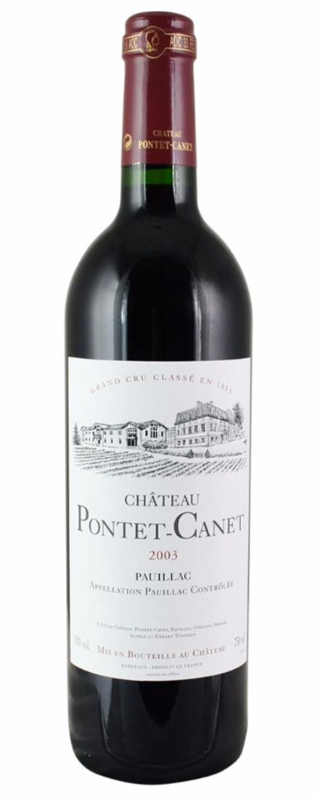 2003 Pontet-Canet Bordeaux Blend