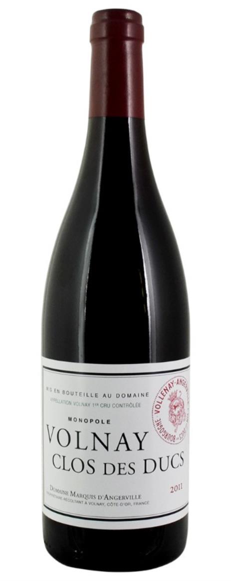 2011 Marquis d'Angerville Volnay Clos des Ducs