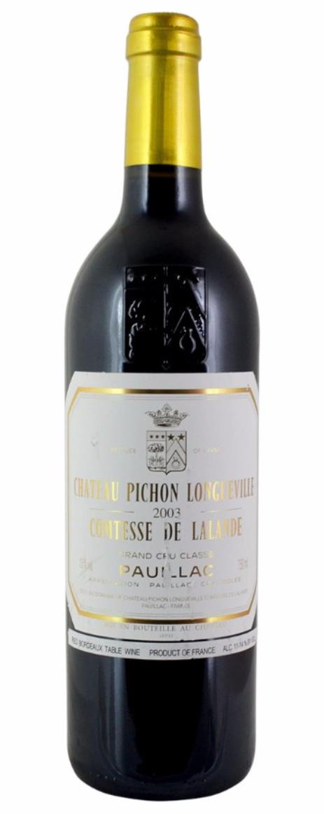 2003 Pichon-Longueville Comtesse de Lalande Bordeaux Blend