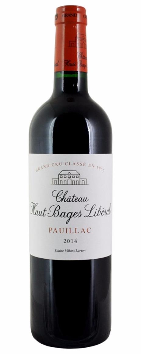 2014 Haut Bages Liberal Bordeaux Blend