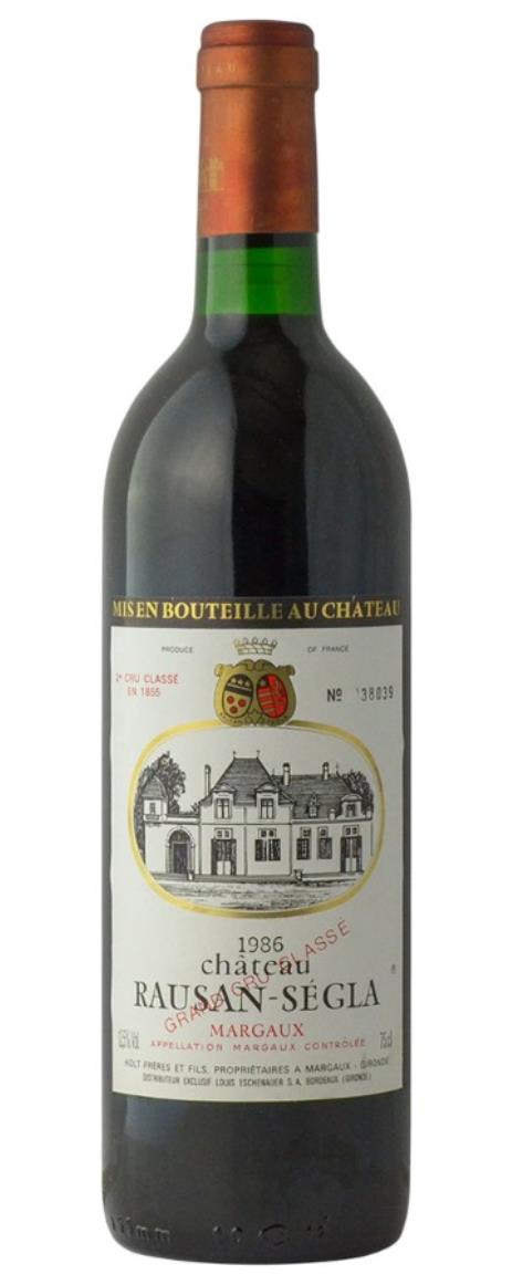 1986 Rauzan-Segla (Rausan-Segla) Bordeaux Blend