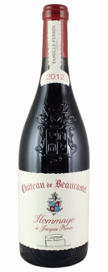 2012 Chateau de Beaucastel Chateauneuf du Pape Hommage A Jacques Perrin