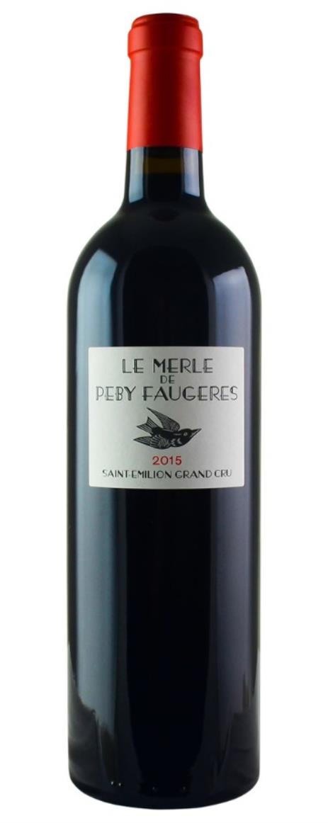 2015 Le Merle de Peby Faugeres Bordeaux Blend