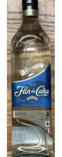 7777 Flor de Cana 4 Year Extra Dry White Rum