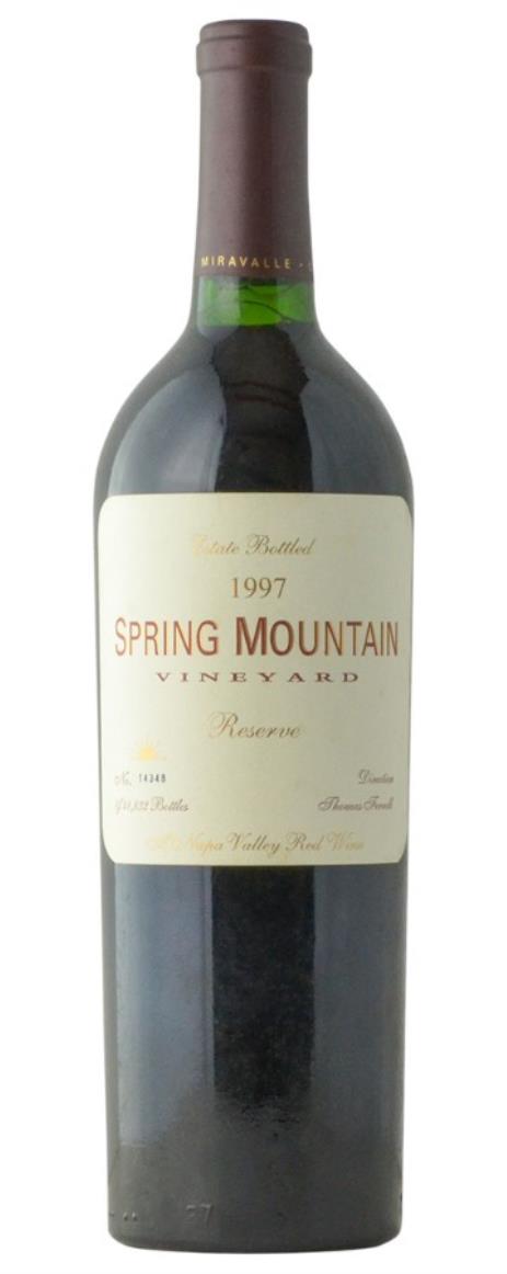 1997 Spring Mountain Vineyard Estate Reserve