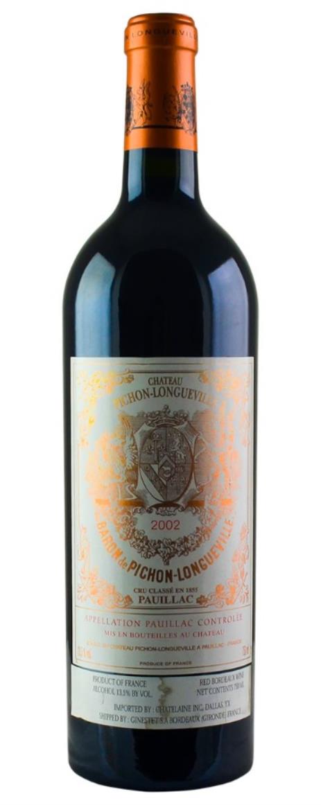 2002 Pichon-Longueville Baron Bordeaux Blend