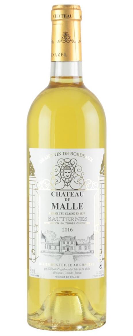 2016 Chateau de Malle Sauternes Blend