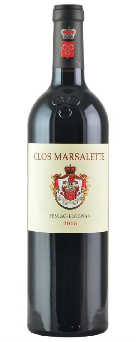 2016 Clos Marsalette Bordeaux Blend