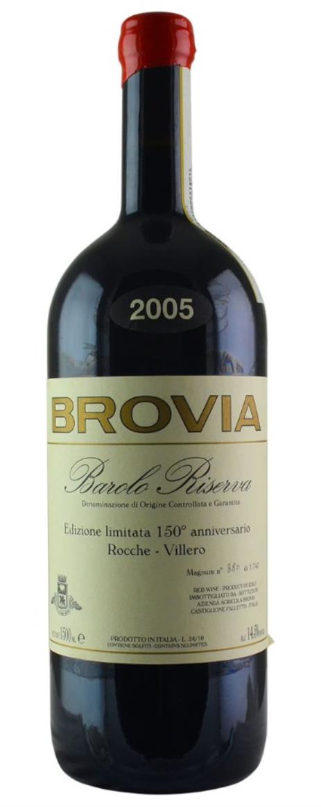 2005 F Ili Brovia Barolo Riserva Rocche Villero 150 Anniversario