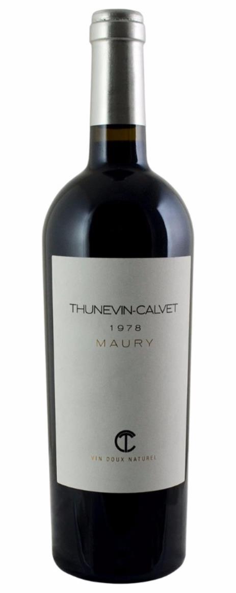 1978 Domaine Thunevin-Calvet Maury Vin Doux Naturel