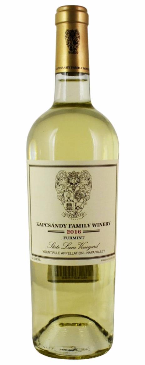 2016 Kapcsandy Family Winery Furmint State Lane Vineyard