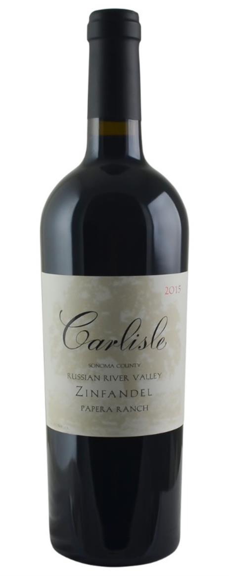 2015 Carlisle Winery Zinfandel Papera Ranch