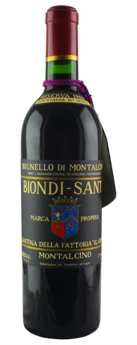 1968 Biondi Santi Brunello di Montalcino Riserva