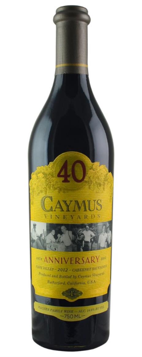 2012 Caymus Cabernet Sauvignon 40th Anniversary