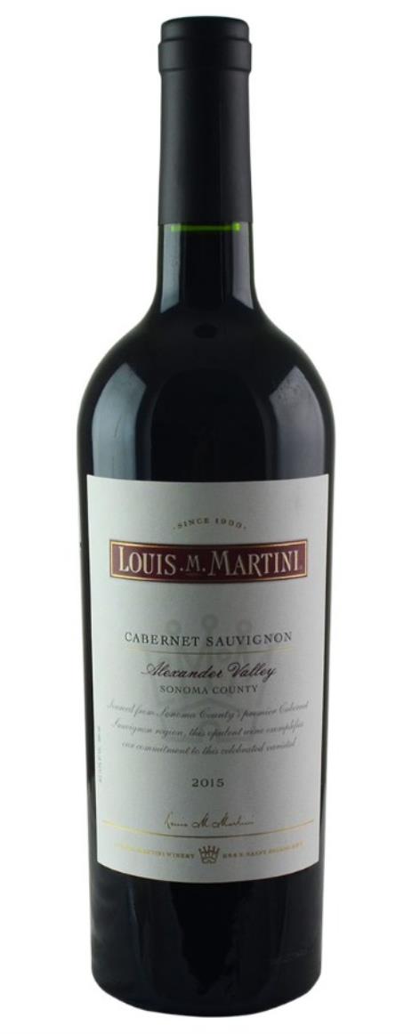 2015 Louis M. Martini Cabernet Sauvignon Alexander Valley