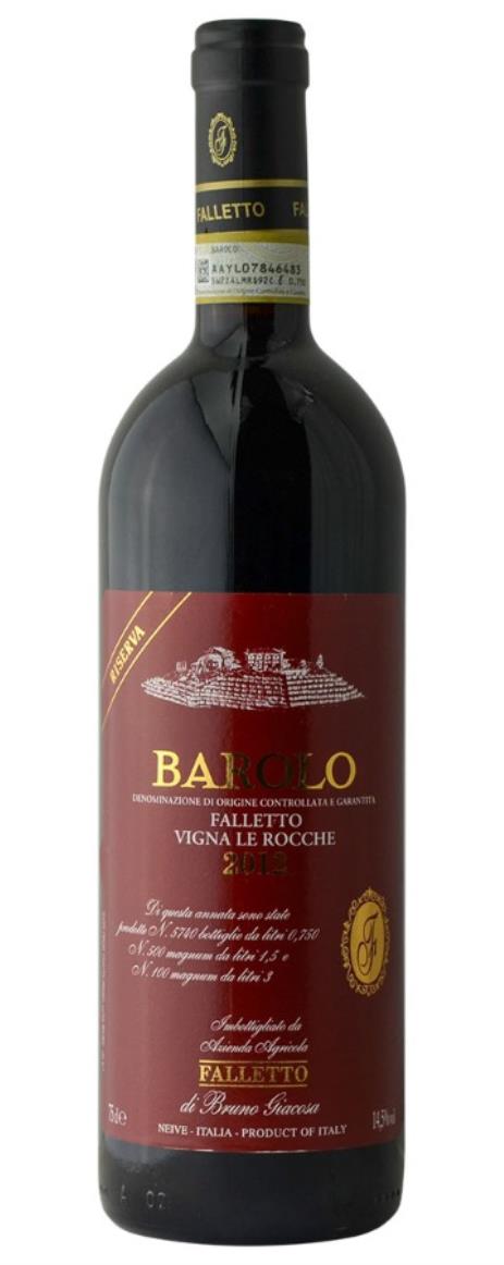 2012 Bruno Giacosa Barolo Falletto Vigna Le Rocche Riserva