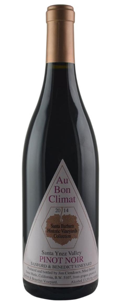 2014 Au Bon Climat Pinot Noir Sanford and Benedict Vineyard