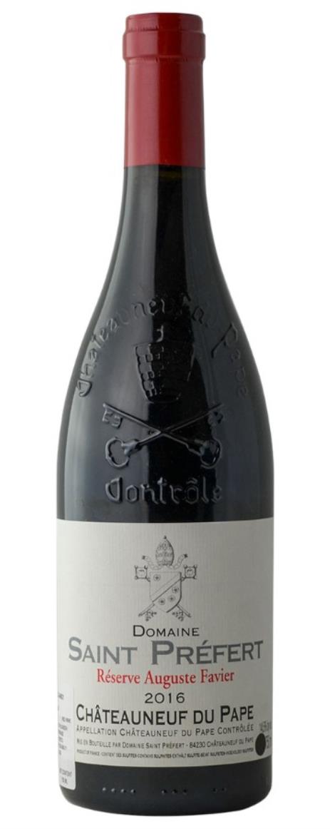 2016 Domaine de Saint-Prefert Chateauneuf du Pape Reserve Auguste Favier