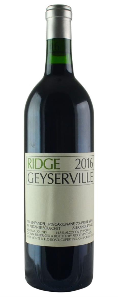 2016 Ridge Geyserville Proprietary Red Wine