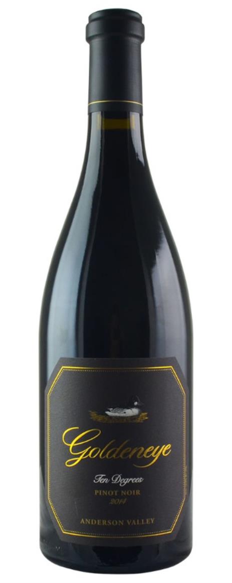 2014 Goldeneye (Duckhorn) Pinot Noir Ten Degrees