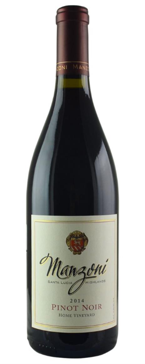 2014 Manzoni Estate Vineyards Pinot Noir Home Vineyard