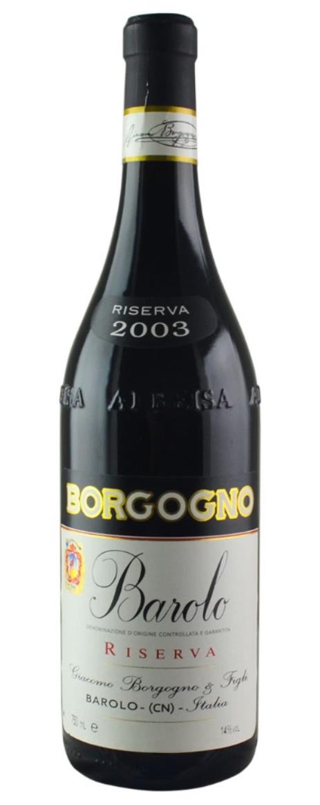 2003 Giacomo Borgogno & Figli Barolo Riserva