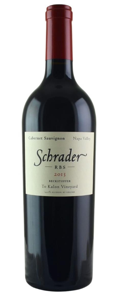 2013 Schrader Cellars Cabernet Sauvignon RBS Beckstoffer To Kalon Vineyard