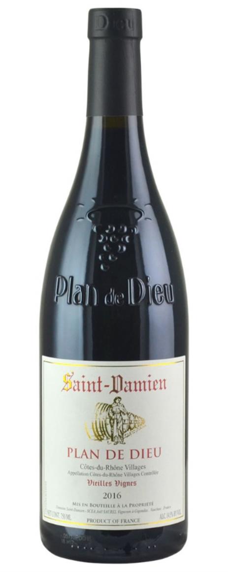 2016 Domaine Saint-Damien Cotes du Rhone Plan de Dieu  Vieilles Vignes