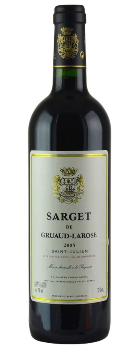 2005 Sarget de Gruaud Larose Bordeaux Blend