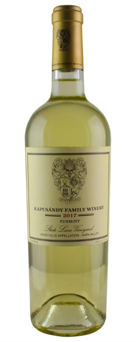 2017 Kapcsandy Family Winery Furmint State Lane Vineyard