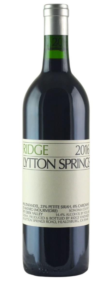 2016 Ridge Lytton Springs Proprietary Red Wine