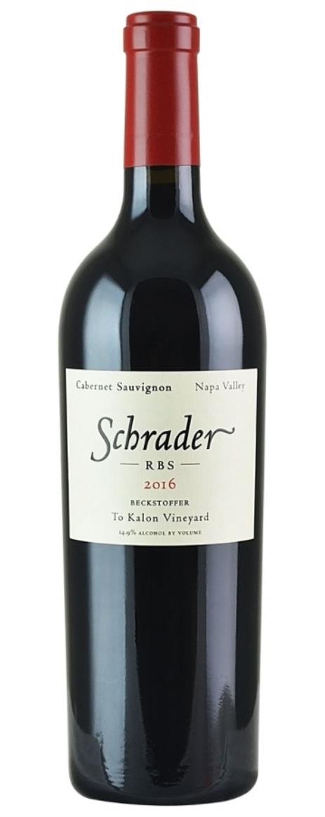 2016 Schrader Cellars Cabernet Sauvignon RBS Beckstoffer To Kalon Vineyard