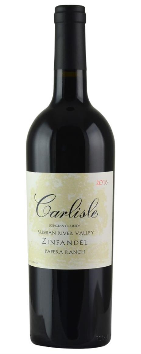 2016 Carlisle Winery Zinfandel Papera Ranch