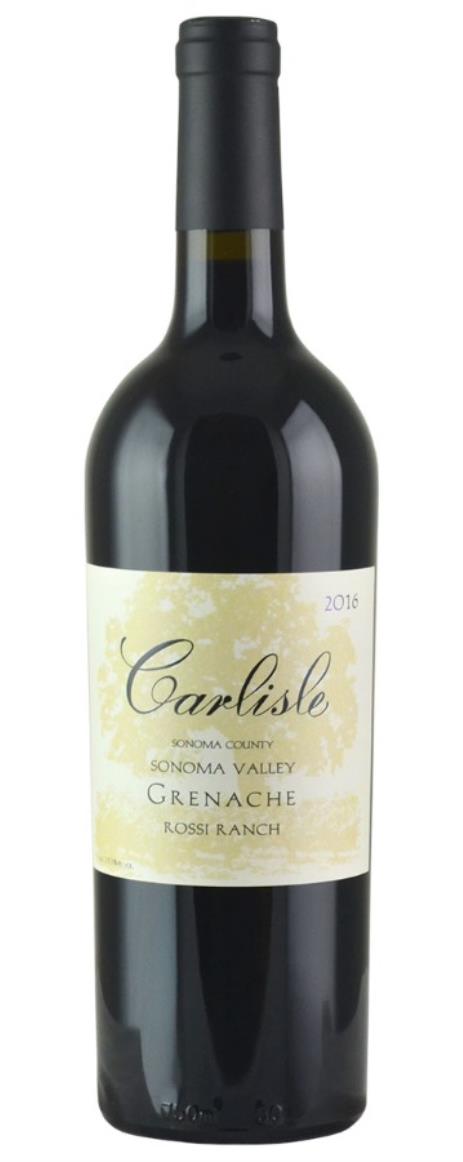 2016 Carlisle Winery Grenache Rossi Ranch