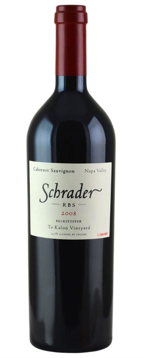 2008 Schrader Cellars Cabernet Sauvignon RBS Beckstoffer To Kalon Vineyard