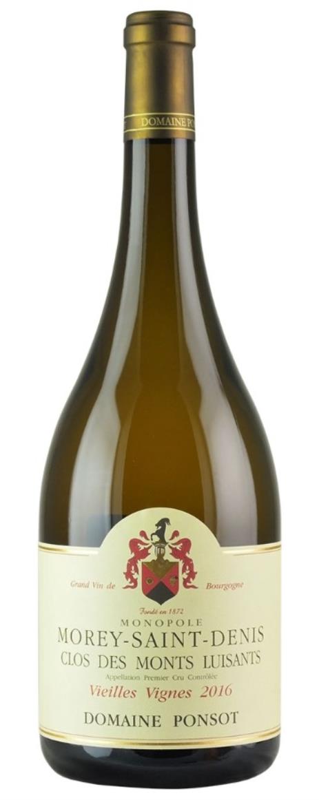 2016 Domaine Ponsot Morey St Denis Clos des Monts Luisants Vieilles Vignes White