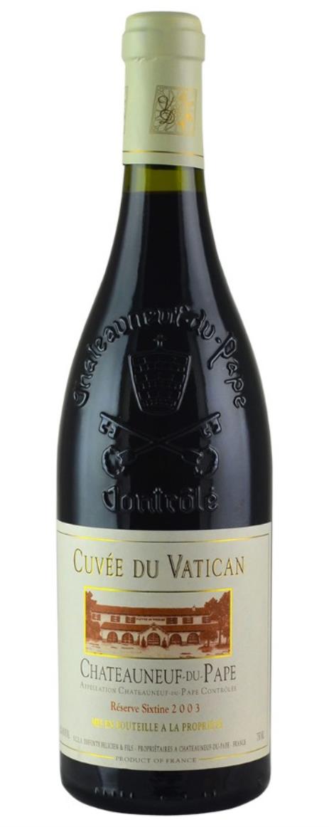 2003 Cuvee du Vatican Chateauneuf du Pape